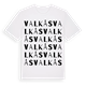 Valkås ordlek t-shirt