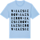 Blue Soul t-shirt med Valkesberg ordlek t-shirt
