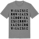 Mid Heather Gray t-shirt med Valkesberg ordlek t-shirt