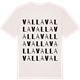 Vintage White t-shirt med Valla ordlek t-shirt
