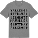 Mid Heather Gray t-shirt med Vällebobottna ordlek t-shirt