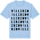 Blue Soul t-shirt med Vållered ordlek t-shirt