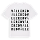 White t-shirt med Vållered ordlek t-shirt