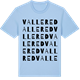 Blue Soul t-shirt med Vallered ordlek t-shirt
