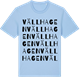 Blue Soul t-shirt med Vällhagen ordlek t-shirt