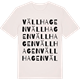 Vintage White t-shirt med Vällhagen ordlek t-shirt