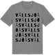 Mid Heather Gray t-shirt med Vällsjöås ordlek t-shirt