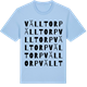 Blue Soul t-shirt med Välltorp ordlek t-shirt