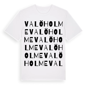 Valö holme ordlek t-shirt – ekologisk bomull t-shirt från Pinshirt