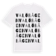 Valöbågen ordlek t-shirt