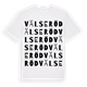 Välseröd ordlek t-shirt