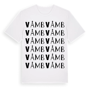 Våmb ordlek t-shirt – ekologisk bomull t-shirt från Pinshirt