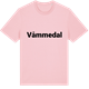 Pink Cotton t-shirt med Våmmedal fetstil t-shirt