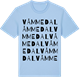 Blue Soul t-shirt med Våmmedal ordlek t-shirt