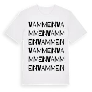 Vammen ordlek t-shirt – ekologisk bomull t-shirt från Pinshirt
