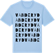 Blue Soul t-shirt med Vanderyd ordlek t-shirt