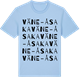 Blue Soul t-shirt med Väne-Åsaka ordlek t-shirt