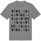 Mid Heather Gray t-shirt med Väne-Åsaka ordlek t-shirt