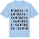 Blue Soul t-shirt med Väneblick ordlek t-shirt