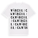 White t-shirt med Väneblick ordlek t-shirt