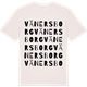 Vintage White t-shirt med Vänersborg ordlek t-shirt