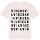 Vintage White t-shirt med Vänersvik ordlek t-shirt