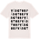Vintage White t-shirt med Vängtorp ordlek t-shirt
