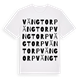 White t-shirt med Vängtorp ordlek t-shirt