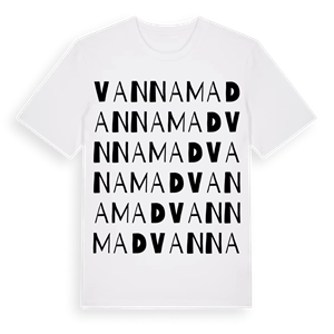 Vannamad ordlek t-shirt – ekologisk bomull t-shirt från Pinshirt
