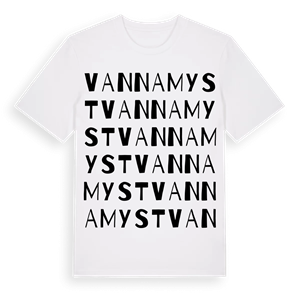 Vannamyst ordlek t-shirt – ekologisk bomull t-shirt från Pinshirt