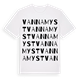 Vannamyst ordlek t-shirt