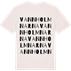 Vintage White t-shirt med Vannholmnarna ordlek t-shirt