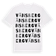 White t-shirt med Vänsberg ordlek t-shirt