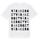 White t-shirt med Väraberget ordlek t-shirt