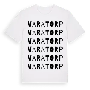 Varatorp ordlek t-shirt – ekologisk bomull t-shirt från Pinshirt