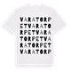 Varatorpet ordlek t-shirt