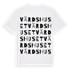 White t-shirt med Värdshuset ordlek t-shirt
