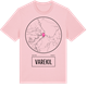 Pink Cotton t-shirt med Varekil t-shirt