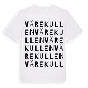 Värekullen ordlek t-shirt – ekologisk bomull t-shirt från Pinshirt
