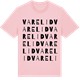 Pink Cotton t-shirt med Varelid ordlek t-shirt