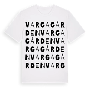 Vargagården ordlek t-shirt – ekologisk bomull t-shirt från Pinshirt