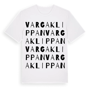 Vargaklippan ordlek t-shirt – ekologisk bomull t-shirt från Pinshirt