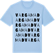 Blue Soul t-shirt med Vargamad ordlek t-shirt