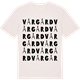 Vintage White t-shirt med Vårgård ordlek t-shirt