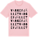 Pink Cotton t-shirt med Vargefjället ordlek t-shirt