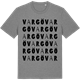 Mid Heather Gray t-shirt med Vargö ordlek t-shirt