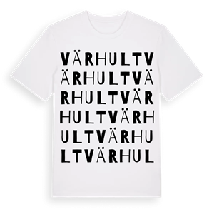 Värhult ordlek t-shirt – ekologisk bomull t-shirt från Pinshirt