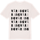 Vintage White t-shirt med Väring ordlek t-shirt