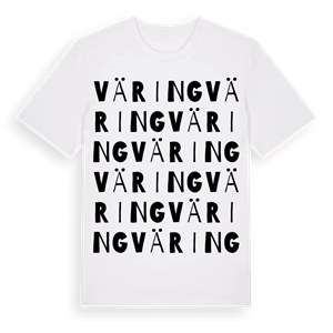 Väring ordlek t-shirt – ekologisk bomull t-shirt från Pinshirt