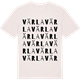 Vintage White t-shirt med Värla ordlek t-shirt